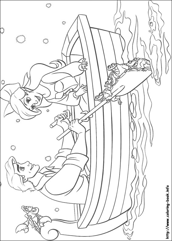 The Little Mermaid coloring picture